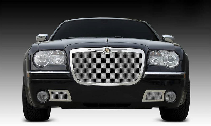 Upper Class T-Rex 54471 Small Mesh Stainless Polished Finish Replacement Grille for Chrysler 300