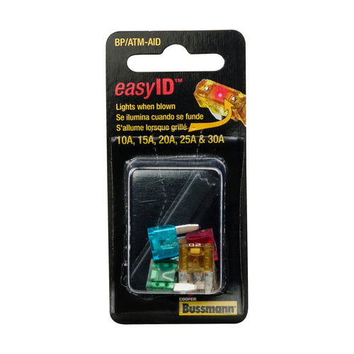 Bussmann Eaton Series ATM easyID Blade Fuse Kit - 5 Pieces