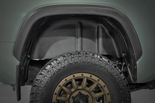 Rear Wheel Well Liners Rough Country for Toyota Tundra 2WD/4WD (2022-2025) - Heavy-Duty Rear Fender Liners for Mud & Debris Protection, Made in USA