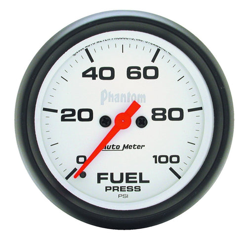 Auto Meter Phantom 5863 Electric Fuel Pressure Gauge