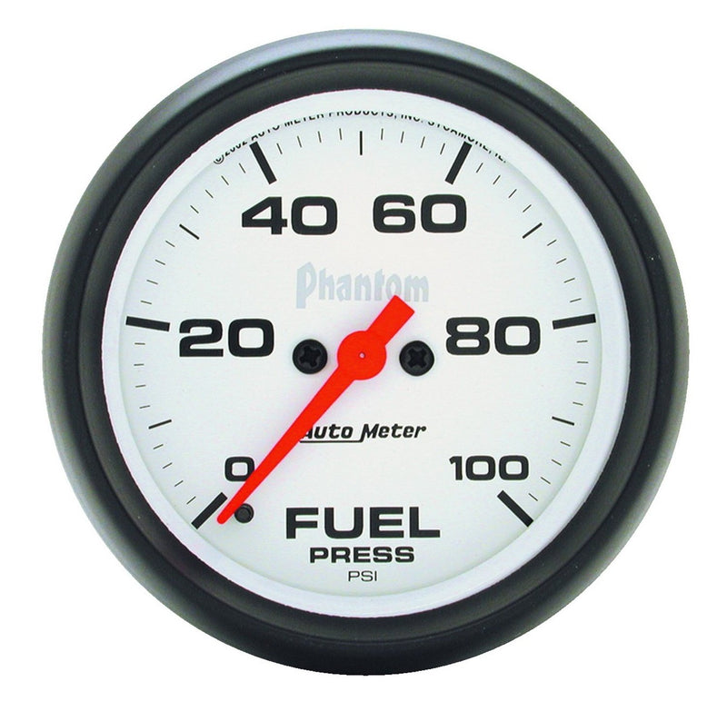 Auto Meter Phantom 5863 Electric Fuel Pressure Gauge