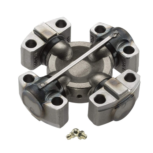 Premium MOOG Greaseable Universal Joint for Allis-Chalmers, Austin-Western, Case, Cat, Clark, Deere, Eaton, Fiat-Allis, IH, JCB, Kawasaki, Komatsu, Massey-Ferguson, Michigan, Tadano, Terex, Volvo & Wabco (7C - 4 HWD)