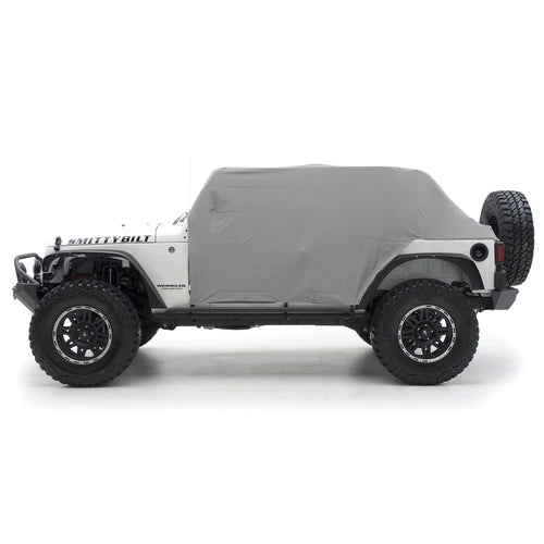 CAB CVR SmittyBilt W/DOOR FLAP GRAY - SB1069