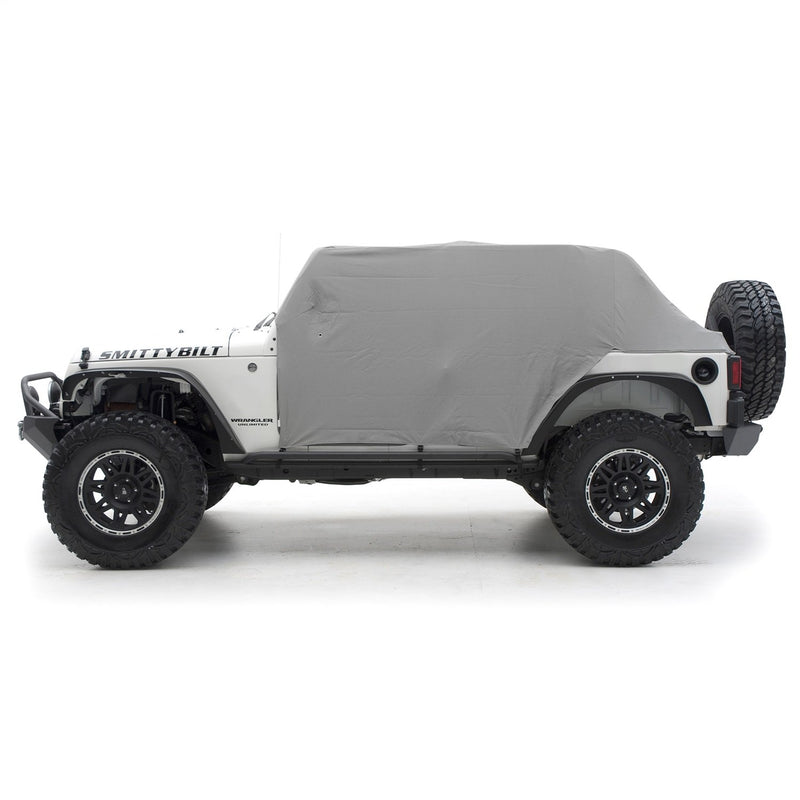 CAB CVR SmittyBilt W/DOOR FLAP GRAY - SB1069