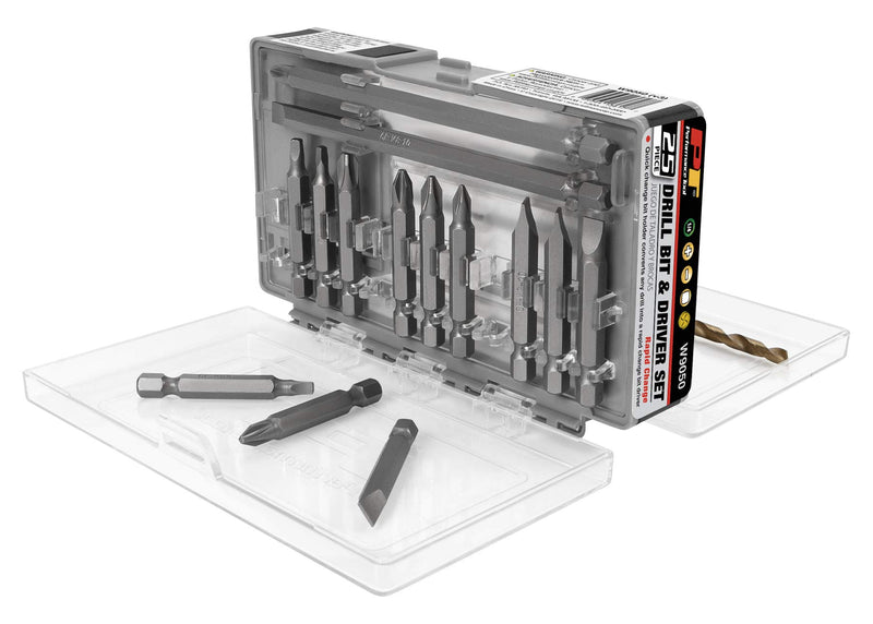 W9050 Performance Tool 25pc Rapid Change Bit set