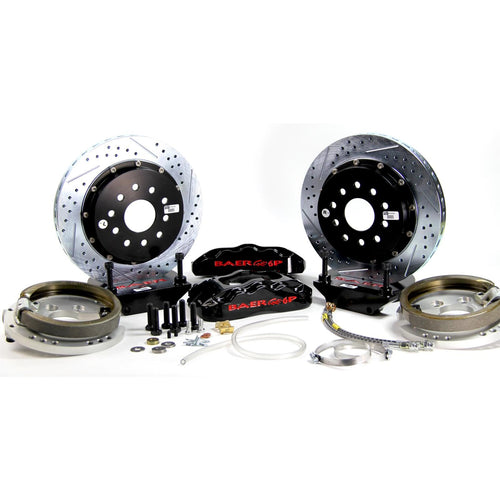 14" Pro+ Brake Sys Rr Blk Baer Brakes 94-96 Impala S (4302487B)