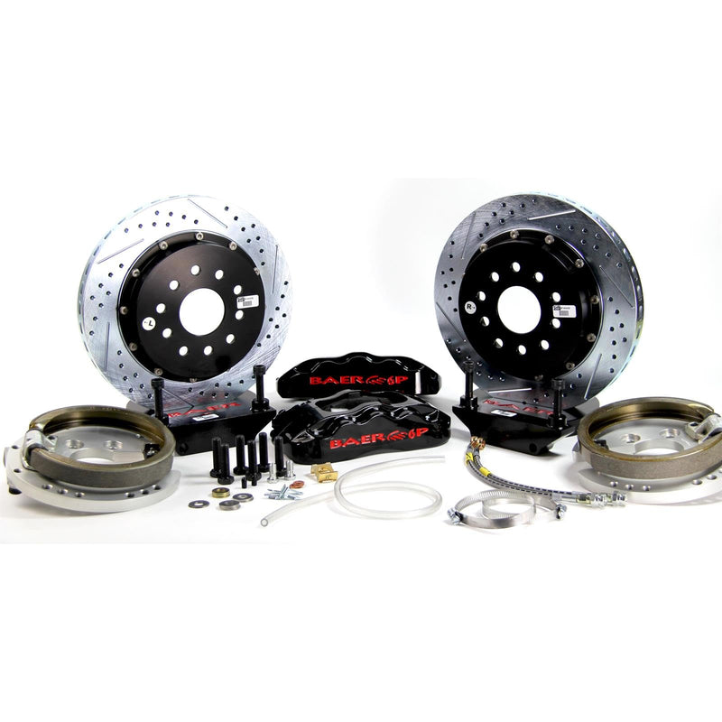 14" Pro+ Brake Sys Rr Blk Baer Brakes 94-96 Impala S (4302487B)