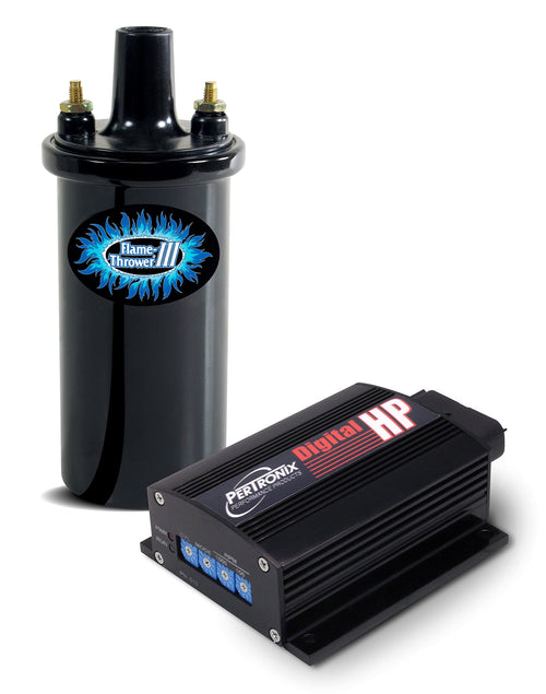 Flame-Thrower III Canister Coil Ignition Power Package Combo and PerTronix 510C Digital HP Ignition Box