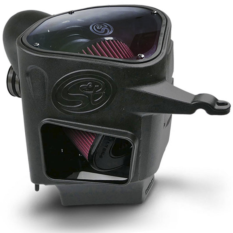 Cold Air Intake S&B Filters 75-5094 For 2003-2007 Dodge Ram Cummins 5.9L (Oiled Cleanable, 8-ply Cotton Filter)