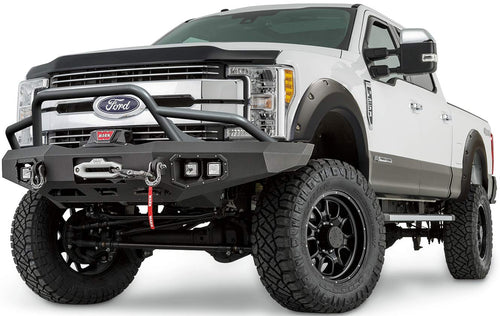 4X WARN Fender Flare Set - Fits: 2017-18 Ford F250, All Bed Sizes
