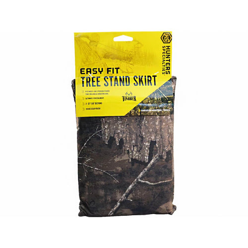 Easy Fit Hunters Specialties Tree Stand Skirt - Hunting Durable Lightweight Quiet Realistic Concealment Camouflage Accessory for Blinds, 32 in H x 50 in L, Timber