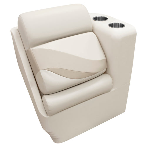 Wise Premier Series BM13006R-1066 Pontoon Right Lean Back Recliner, Stone/Mocha Java/Khaki