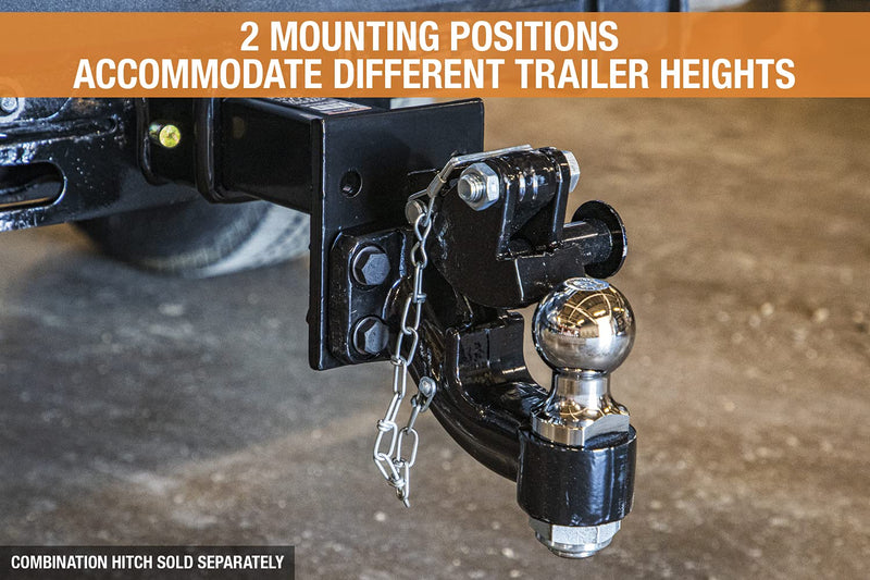 PM25612 Buyers Products Pintle Hook Mount – 2 Position Adjustable Trailer Hitch Receiver for 2-1/2 Inch Trucks, 16,000 lb MGTW – Heavy-Duty Tow Hitch, 3,000 MVL Rated, 12"