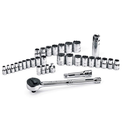 640071 Powerbuilt Socket Set, 33-Piece