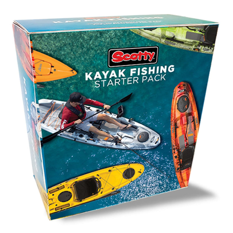 Kayak Fishing Scotty #111 Starter Pack, Multi, One Size, Black