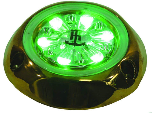 Bronze Gen 1 LED High Intensity Underwater Light - Green