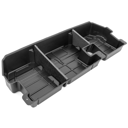Rough Country Under Seat Storage for Double Cab Toyota Tundra (2007-2021) - Custom-Fit Rear Underseat Tray Organizer, Secure Hidden Storage Box for Tools & Gear
