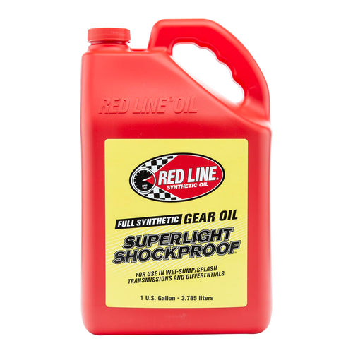 75W90 Red Line Full Synthetic SuperLight ShockProof Gear Oil - 1 Gallon