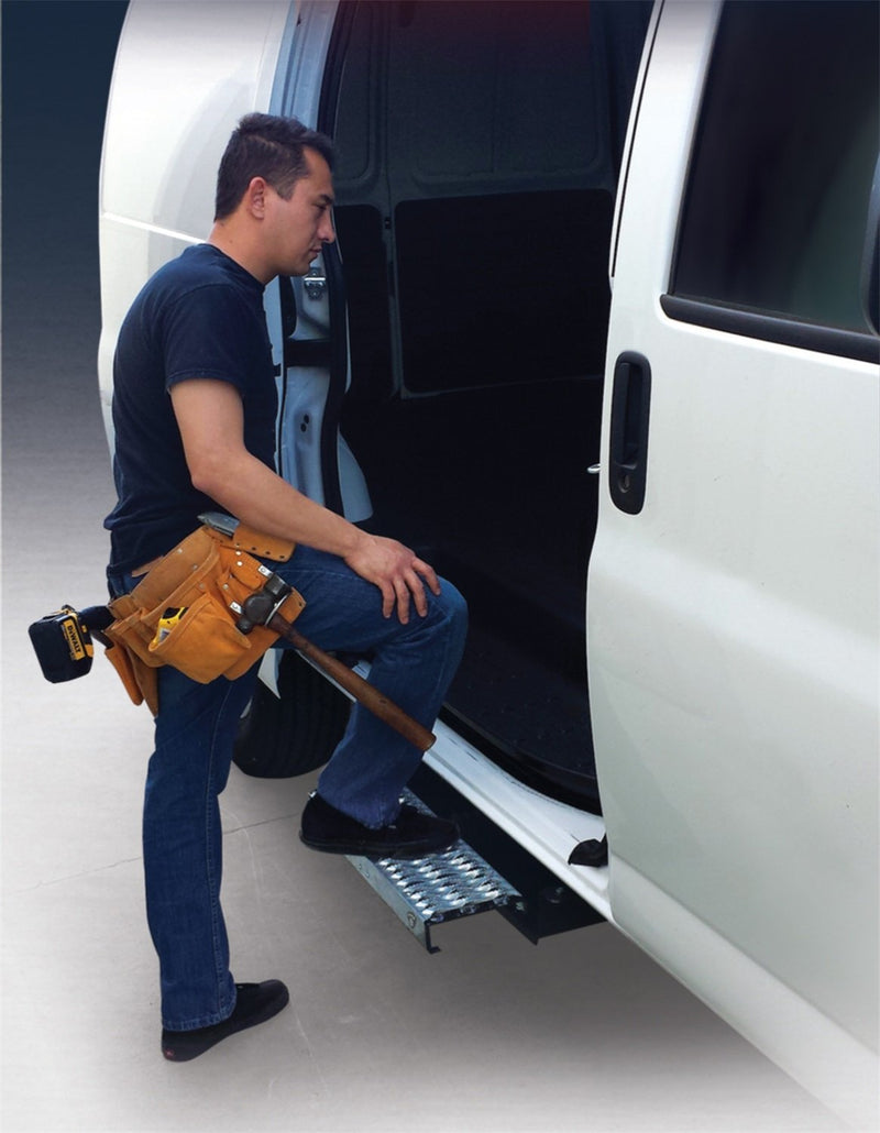 Carr's Black Strut 501090 (WTS - Grip, 24" Step Hands Free -Galvanized Promaster- Single)