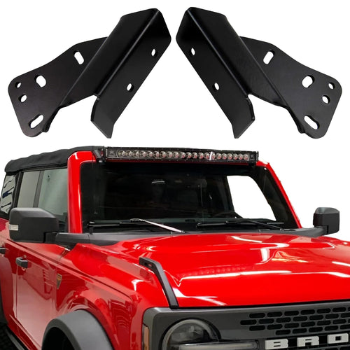 40 Inch Grimm OffRoad Windshield Light Bar LED Mount for Ford Bronco 2021+