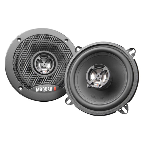 MB Quart 5.25" High-Performance Discus 2-Way Car Audio Component Coaxial Speakers, 90W Peak Power, 45W RMS, 4 Ohm, and 88db Sensitivity