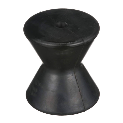 Boat Trailer Attwood Rubber Bow Roller, Black, 4 Inches 11209-1