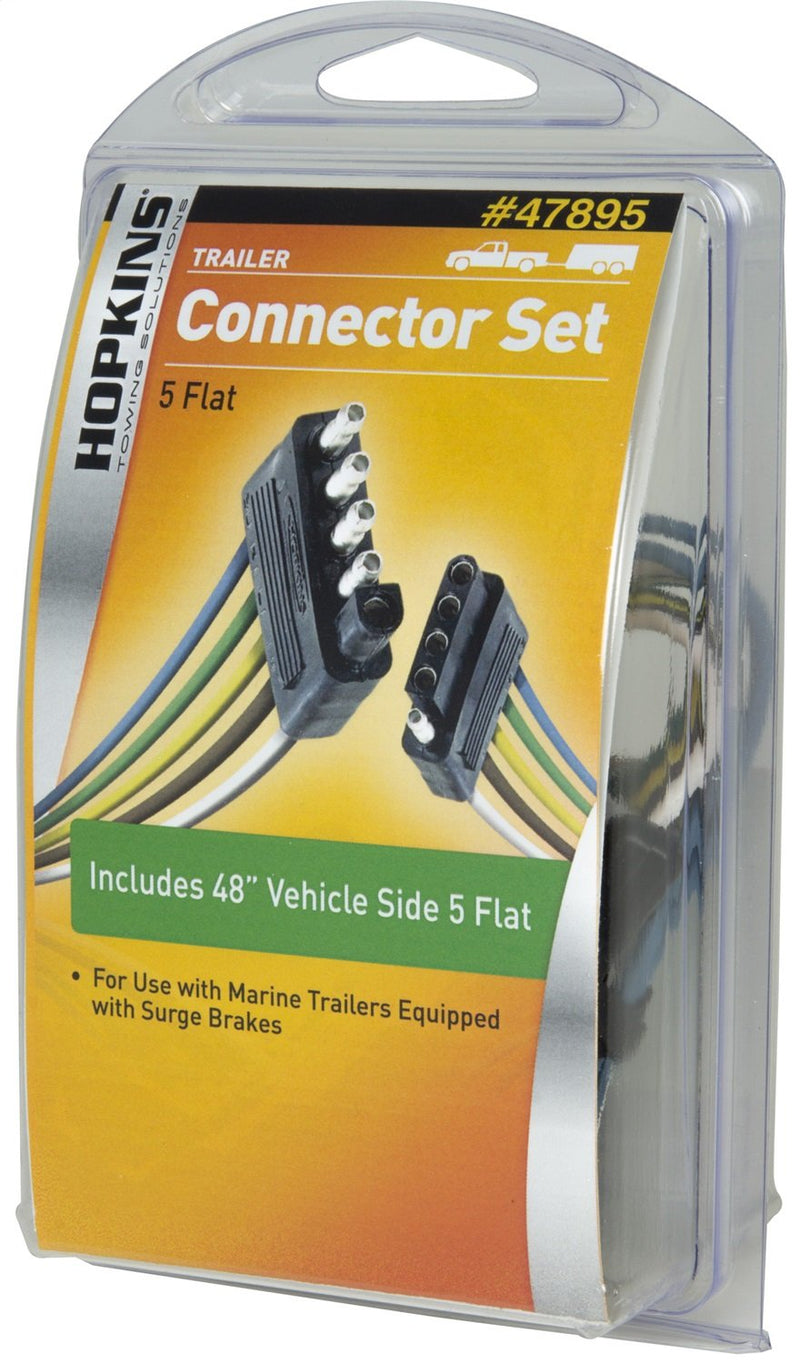 Vehicle/Trailer 5-Wire Flat Wiring Set