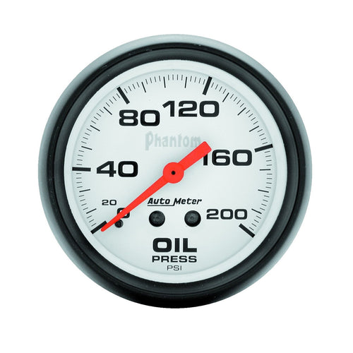 Phantom Auto Meter 5822 Mechanical Oil Pressure Gauge