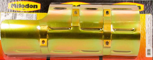 Milodon Gold Zinc Plated 32222 Louver Designed Rear Sump Windage Tray for Ford Cleveland 351
