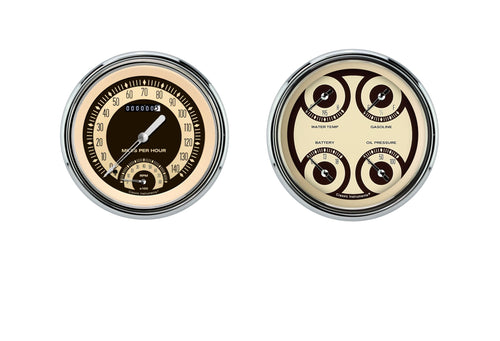 Classic Instruments CT47NT62-LS NOSTALG '47-'53 TRK- SPTAC/Quad-LS CHV