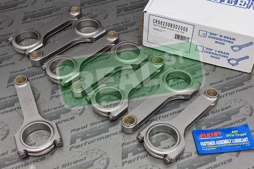 6250B3D2000 Eagle H-Beam Connecting Rods: Chevrolet, small block (set of 8) - ARP 2000 b