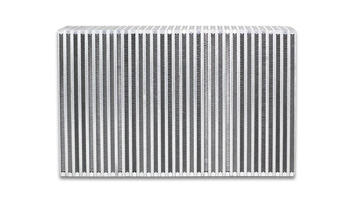 Power Vibrant Performance 12853 Intercooler, Air-to-Air, Core Only, Vertical Flow, 22.00 in. Wide x 14.00 in. High x 4.50 in. Thick, Bar and Plate Construction, Universal Fit, Aluminum, Each