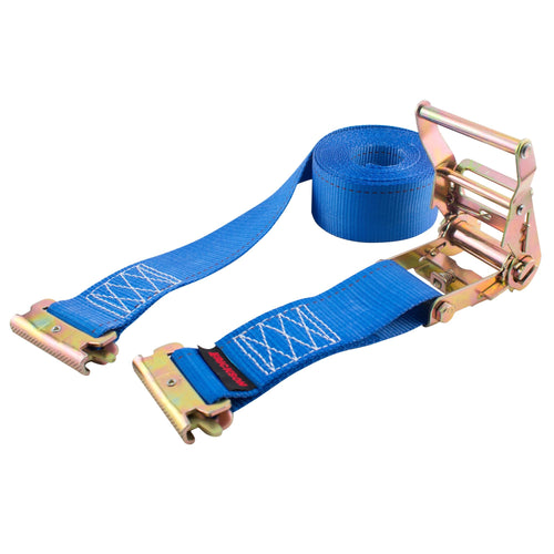 2" x 12' Blue Erickson Ratcheting E-Track Logistic Strap