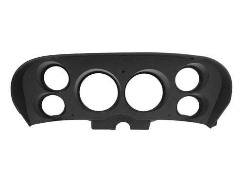 Custom Scott Drake 6 Gauge Instrument Bezel C9ZZ-10838-BK