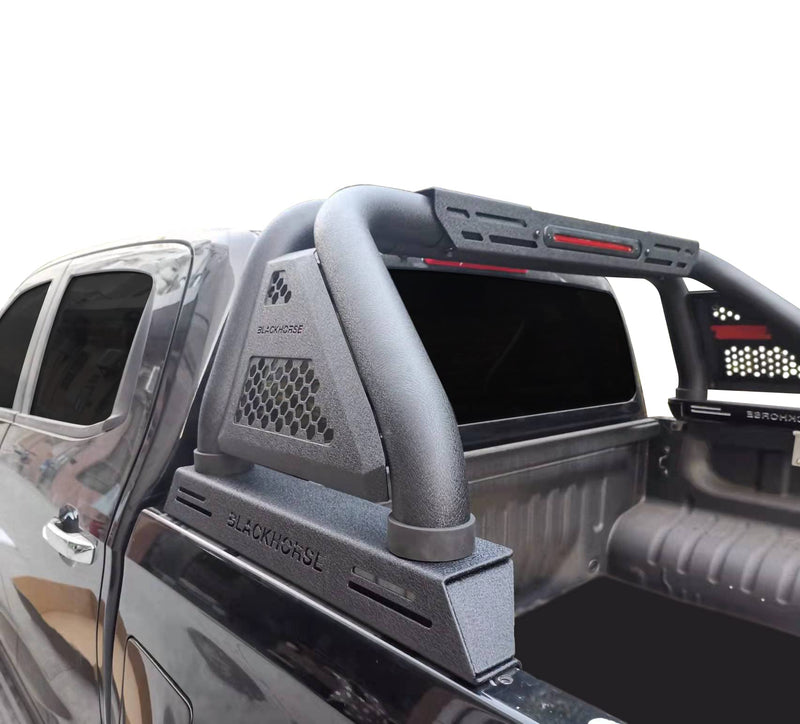 Black Horse Off Road Modular Classic Pro Roll Bar Textured Black Compatible with 2020-2023 Jeep Gladiator-RB09MT