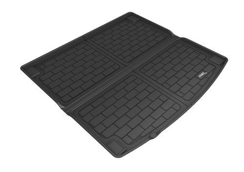 3D MAXpider Kagu Custom Fit Black Cross Fold Cargo Liner Compatible with Porsche Cayenne (9Y0) Suv 2019-2025 / Cayenne Coupe (9Y3) 2021-2025