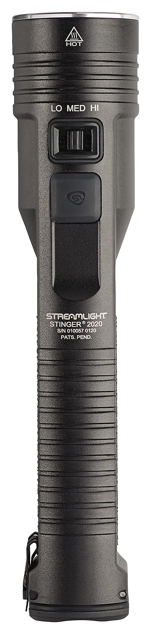Stinger 2020 Streamlight 78104 2000-Lumen Rechargeable Professional Flashlight with 12V DC Holder Charger, Black