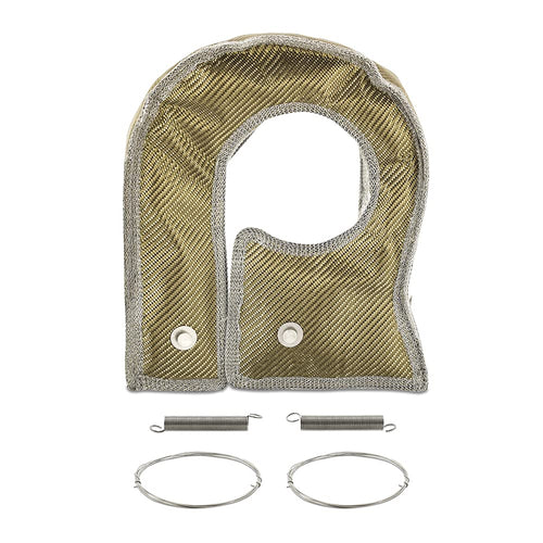 Mishimoto Titanium Turbo Blanket MMTB-DMAX-01, Compatible With Chevrolet/GMC 6.6L Duramax 2001-2004