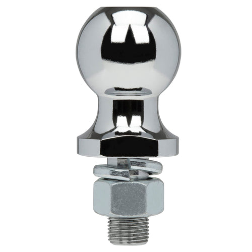 Class I TOWSMART Chrome Trailer Hitch Ball, 2,000 lb., 1-7/8 in. Ball Diameter, 3/4 in. x 1-1/2 in. Shank