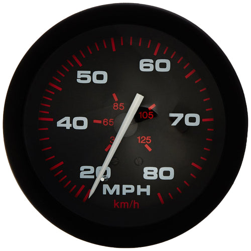 Amega Domed Pitot Type Sierra International 57899P Scratch Resistant Speedometer Kit, 3"