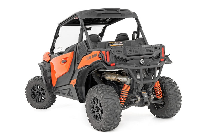 Rear Cargo Tail Gate Rough Country for Can-Am Maverick Sport & Trail (2019-2024) - Increases Storage Capacity & Secures Gear with Molle-Style Tie-Down Points