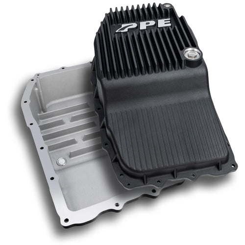 Heavy-Duty PPE Deep Cast Aluminum Automatic Transmission Pan Compatible with 2015-2020 GM 8L90 8-Speed Transmission (Black)