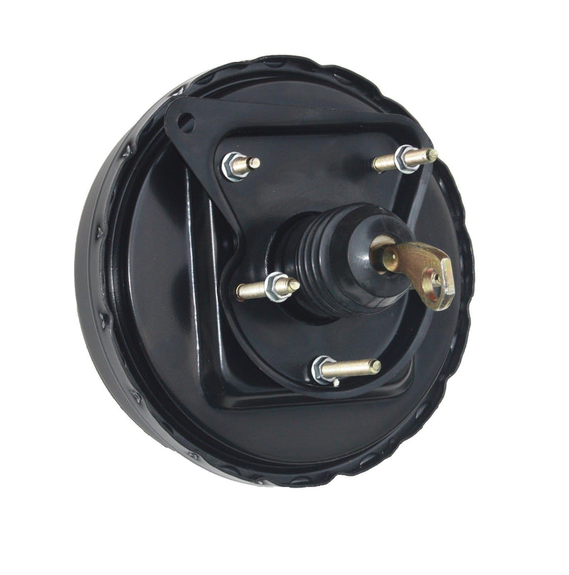 Power Brake Booster Leed Vacuum Single Diaphragm 9" Diameter Steel Black Kit
