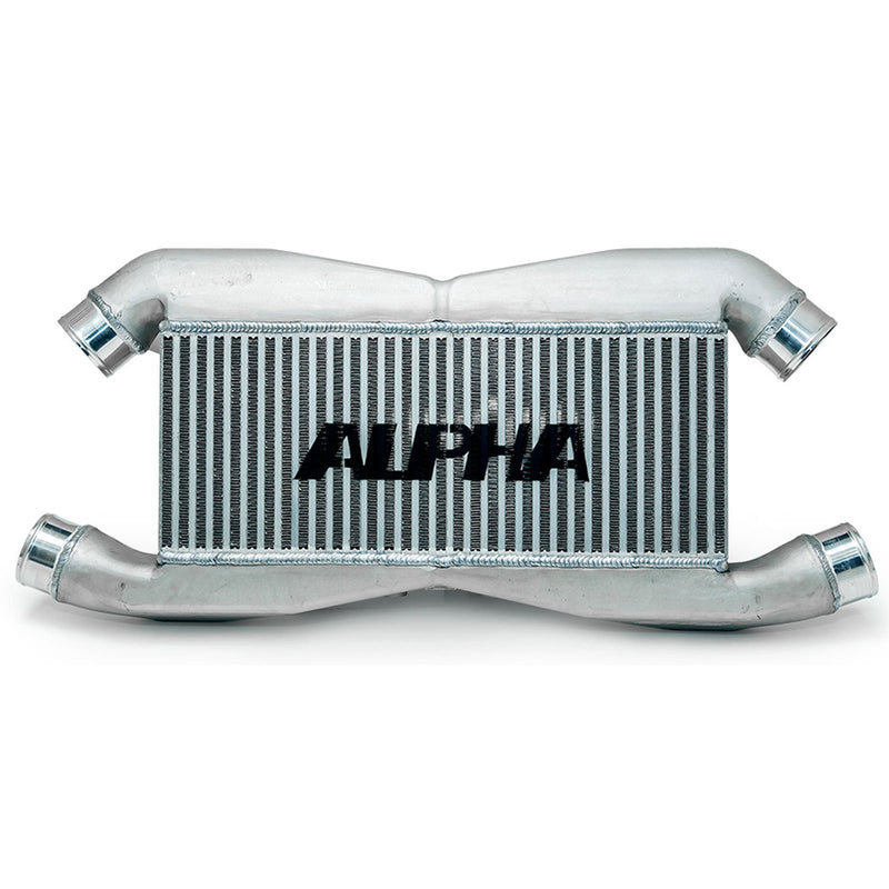 Replacement ALPHA GT-R Front Mount Intercooler For ALPHA IC Piping - With Logo