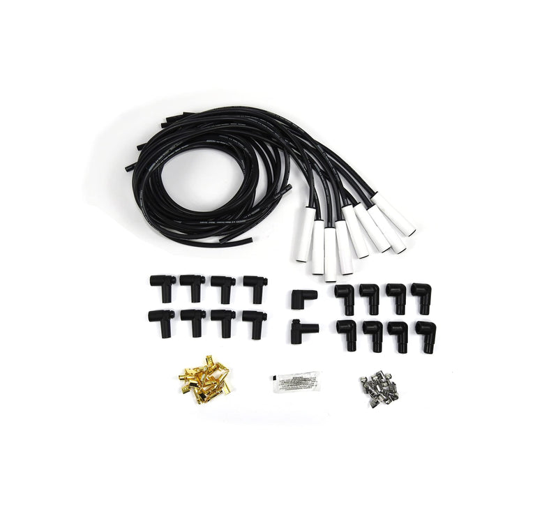 Black Pertronix 808280HT Universal 8mm High Temp Wire (8 cyl Ceramic Straight)