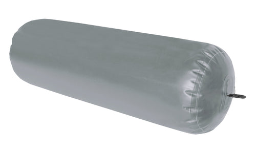 Inflatable Yacht Fenders Super Duty, Gray (18" D x 58" L)