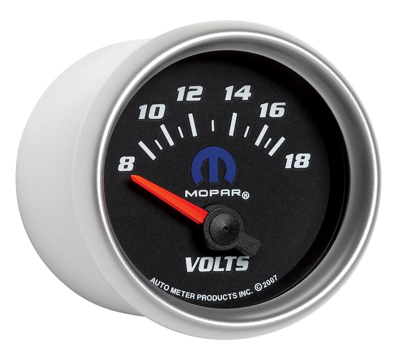 MOPAR Auto Meter 880021 Electric Voltmeter Gauge
