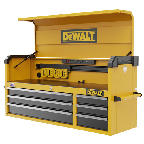DEWALT 52 Inch Tool Chest with 6 Drawers, 100lb Drawer Capacity, DEWALT Workshop Storage System Compatible (DWST52071)