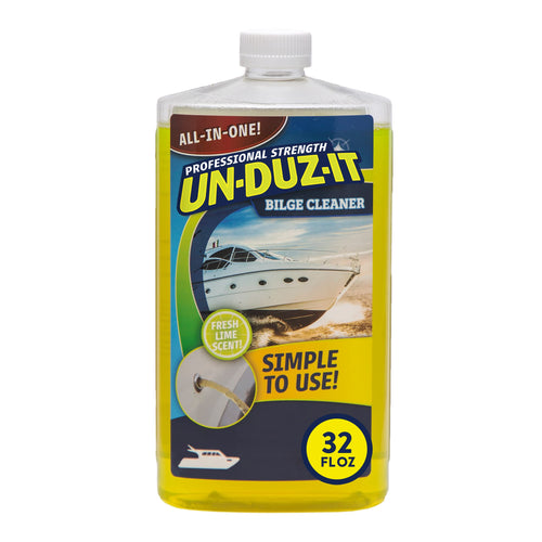 Legend Brands UN-DUZ-IT Bilge Cleaner, Perfect for Boats, Pontoons and other Marine Power Systems, Fresh Lime Scent, 32 Fl. Oz.