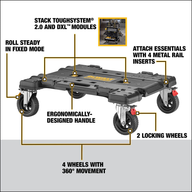 TOUGHSYSTEM 2.0 DEWALT DXL Dolly (DWST08530)